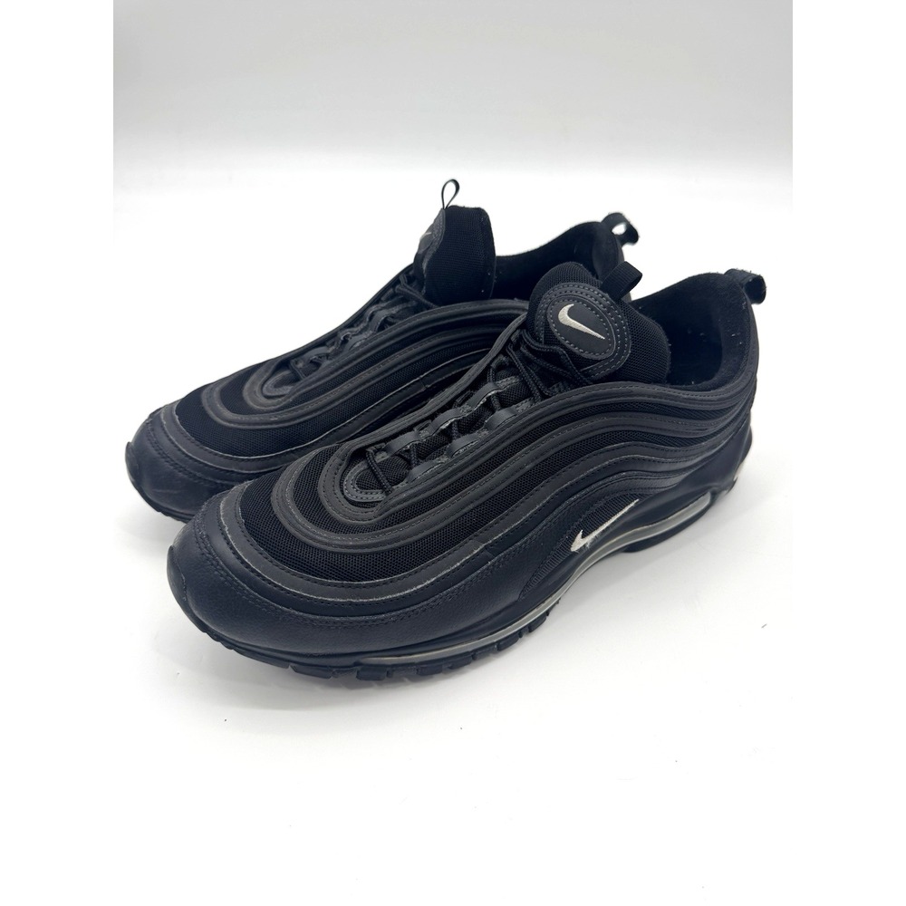 Nike Air Mens Air Max 97 All Triple Black Retro Sneakers 15 Sneakerhead Trainers